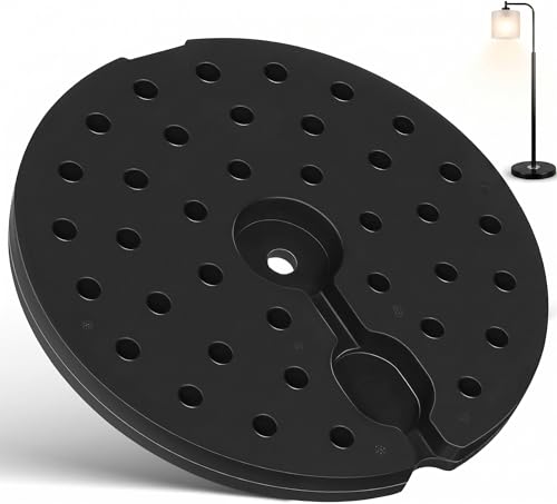Alipis Weighted Floor Lamp Base 9.17 Inch Heavy Duty Replacement Lamp Base Accessory for Stable Floor and Desk Lamps