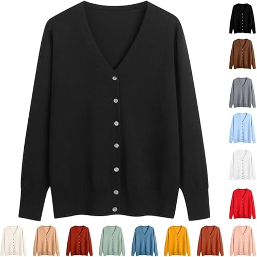 Button Up 2025 Outfits Lightweight Summer Cardigan Cardigan Sweaters for Women Casual Lightweight Soft Knit V Neck Womens Cardigans Sweater Trendy Fall Winter Clothes