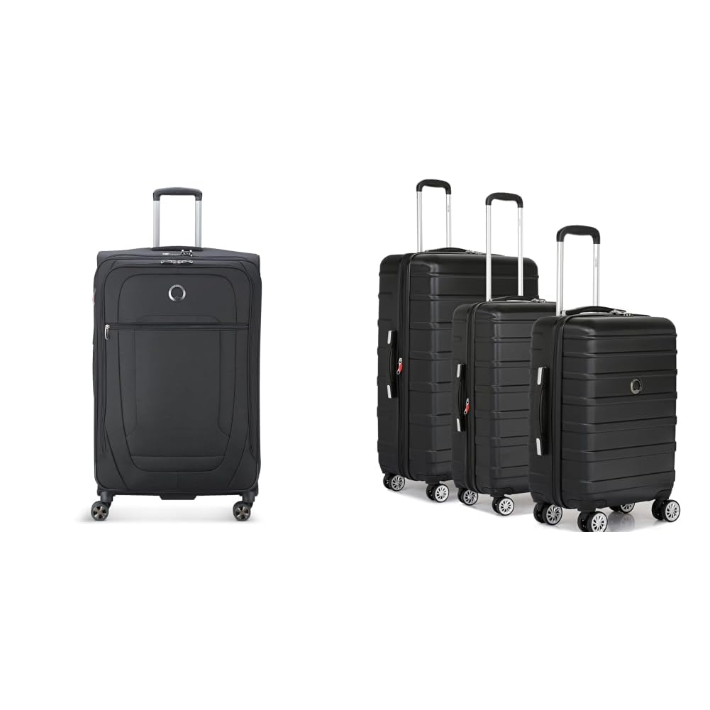 delsey paris Helium DLX 2.0 83 cms Check-in Soft-Sided 8 Wheels Spinner and Expandable + Margot Trolley Bags Set of 3 Cabin, Medium & Large Luggage Premium Hardside Polycarbonate Suitcase 8-picture-38