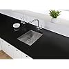 Ruvati 16-inch Undermount 16 Gauge Zero Radius Bar Prep Sink Stainless Steel Single Bowl - RVH7111