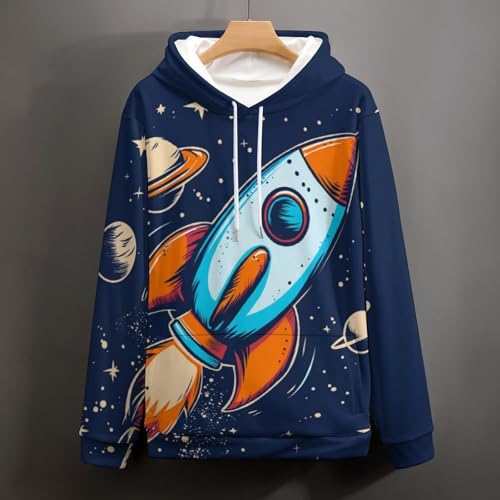 Sweat à capuche planète espace pour vos soirées d'observation