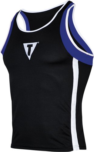 Title Aerovent Elite Amateur Boxing Set 4, Black/Blue, Small #TOP1