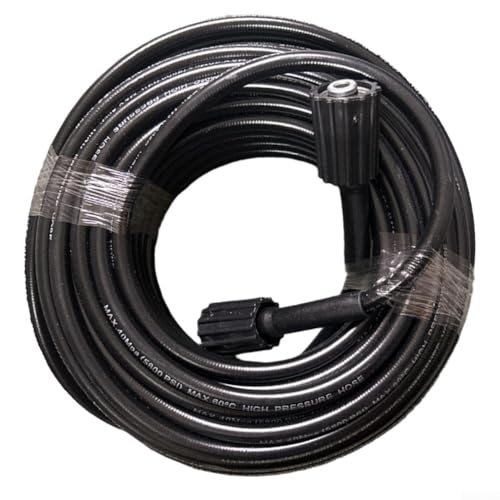 Tubo flessibile ad alta pressione della macchina di pulizia, tubo di ricambio ad alta pressione della rondella di 1/4 di pollice x 50 pollici, tubo pulito dell'acqua di estensione degli accessori