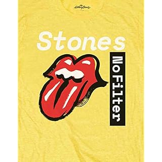 Rolling Stones The T Shirt No Filter Tour Text Logo Nouveau Officiel Homme Jaune - Les Beatles, Paul McCartney, John Lennon, RIngo Starr, George Harrison Rolling Stones The T Shirt No Filter Tour Text Logo Nouveau Officiel Homme Jaune – Image 3