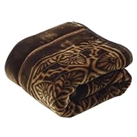 Amazon｜西川 衿付き 2枚合わせ 毛布 ボリュームタイプ 2.0kg(シングル