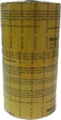 Yellow-Best Before Permanent Pricing Labels Monarch 1136 Price Gun – 1 Sleeves, 8 Rolls Value Pack - 14,000 Pricemarking Labels – with Ink Rolls Included
