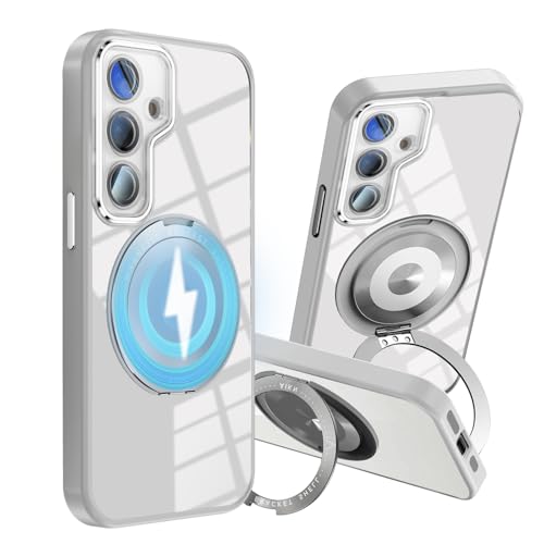 Coque Samsung Galaxy A56 5G antichoc avec béquille pour regarder vos vidéos au bureau gris