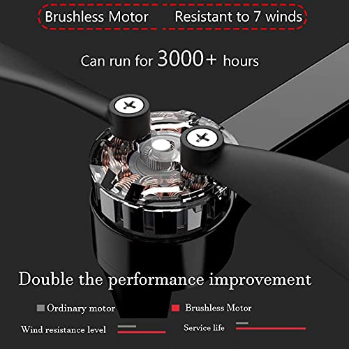 HYCy 3-Achsen Gimbal Mini Drohne mit 4k Kamera für Erwachsene 5GHz Live Video Rc Quadcopter Dual Kameras Tragetasche… – Bild 4