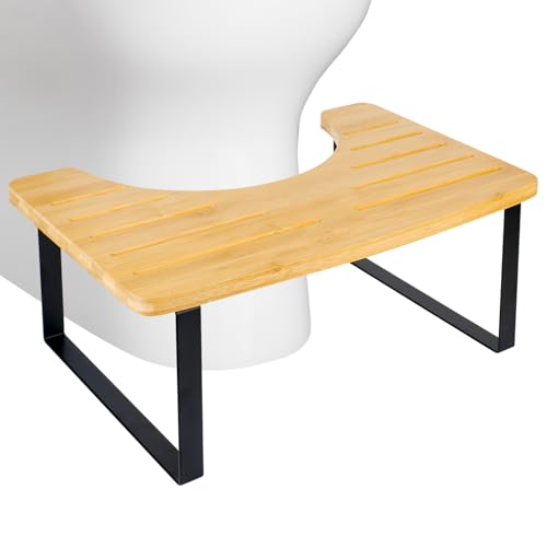 bssmmai Toilettenhocker, Toilettenhocker Erwachsene, Klohocker Erwachsene, Klohocker, Kackhocker für Erwachsene und Kinder,Tragbarer Klo Hocker, Anti-Rutsch WC Hocker