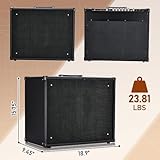 LALAHO 50W Electric Guitar Amp, Powerful Combo Amplifier with 10" Speaker, Gain, AUX Input & Headphone Jack for Home Practice, Studio, Band Rehearsal - Image 3