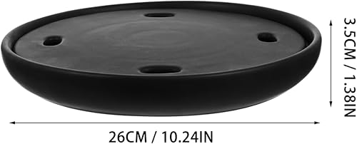 Miniatura 2 de Plato de sushi de hielo seco Plato de servir Sashimi Platos de plástico para servir sushi platos Geta placa de sushi japonés, bandeja para servir