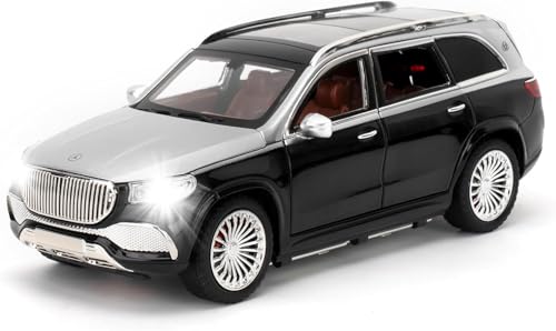 Image of LONGMIRE Metal Pull Back Diecast Car Pull Back Model with Sound Light Boys Gifts Toys for Kids Pack of 1, Multicolor (GLS 600)