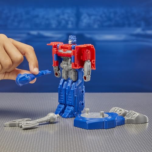 Transformers One Robot Battlers Action Figure 2-Pack, 4.5-Inch Optimus Prime (Orien Pax), 4.5-Inch Megatron (D-16), Interactive Toys for Boys and Girls Ages 6 and Up - image 4