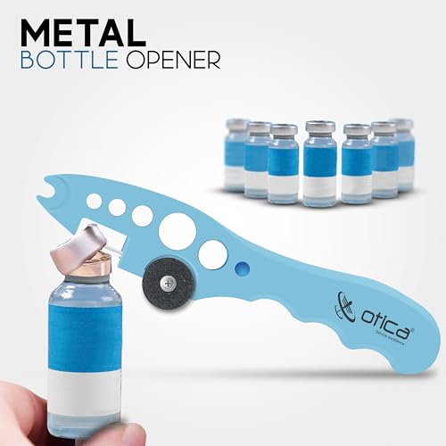 OTICA Ampoule Cutter for Doctors Nurse, Glass Bottle Cap Remover Cutter Ampule Breaker for Hospital and Clinic (Blue) (OTAC-3)