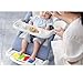 DAN&DRE Baby Rocking Swing Chair with Removable Food Tray Universal Wheels Foot Piano Music Baby Rocking Chair