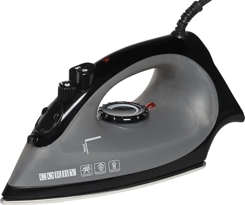 Corby Sherwood Dampfbügeleisen, 1200 W, Schwarz, EU-Stecker
