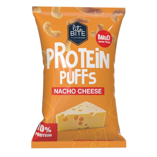 Lite Bite Protein Puffs - Nacho Cheese - 40g