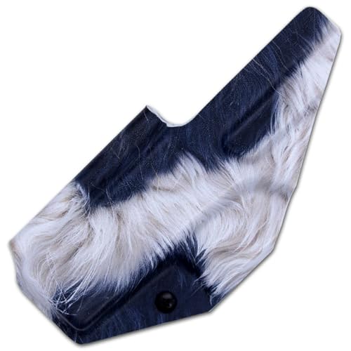 Image of KYDEX Thermoform Sheet - (P1 Texture) - (Infused Print) - (8in x 12in) - (Cow Fur #1) - (1 Sheet) - (for Holster Making & Hobby) - (USA Made)