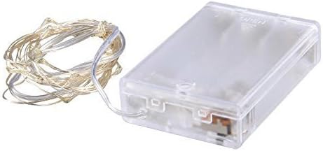 Pack of 2 sets LED SopoTek 7ft 20 LEDS Starry Lights Fairy Lights Copper LED Lights Strings AA Battery Powered Ultra Thin String Wire(Battery not included)