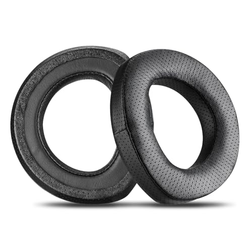 Matecastle Upgraded Fenestrated Sheepskin Leather Ear Pads Compatible with Sennheiser HD820 Audiophile Headphones,Perforated Lambskin Ear Cushions for HD820 Headsets (Black) by Matecastle - Used condition - US$35.63