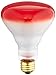 Bulbrite 75BR30R 75W BR30 Reflector 120V Wide Flood Light, Red
