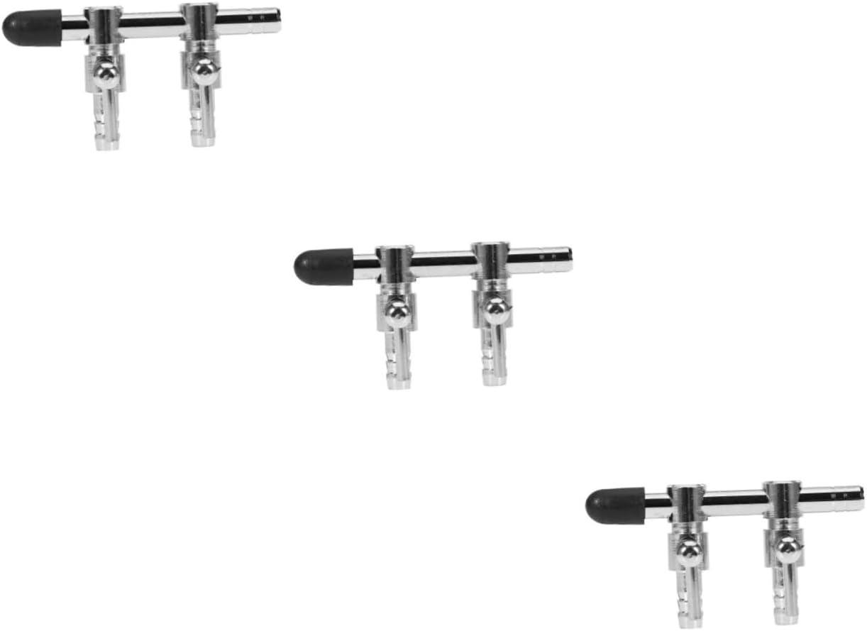 BESPORTBLE 3pcs Air Pump for Aquarium Flow Lever Aquarium Air Pump Accessories Control Valve