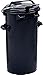 Produktbild Mülleimer 50l m.Bügel schwarz a.PE H.730/D.388mm