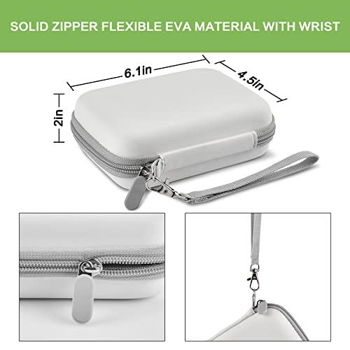 ALKOO Case Compatible with KODAK Step, for Canon Ivy 2 & for HP Sprocket, Portable Storage Bag Compatible with NIIMBOT D11 Label Maker, Holder for Zink Paper & Cable -Box Only