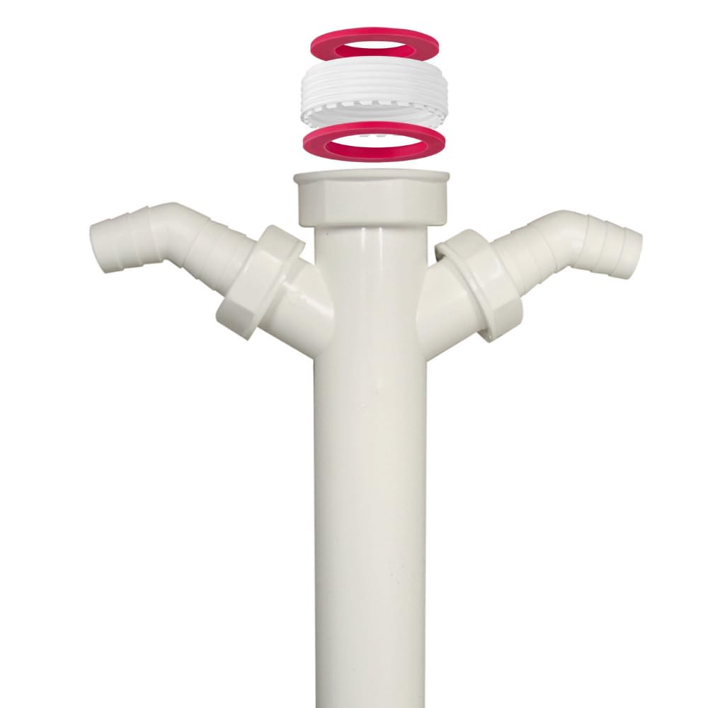 Schläfer 439002 | Sleeve Siphon Drain Undersink Adjustable Hose Universal Fitting 1 1/2" and 1 1/4"