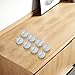 Furniture Leg Protectors for Hairpin Table and Chair-Feet Non-Slip PVC Pads Prevent Floor Scratches and Scuffs Easy Tool-Free Installation 8-Pack(Transparent)