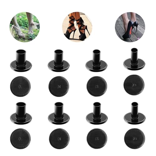 Image of High Heel Protectors- Heel Stoppers Heel Repair Caps Covers for Walking on Grass and Uneven Road Heel Cover Cups Perfect for Wedding Outdoor Events