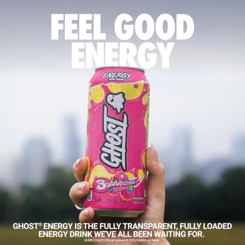 Ghost Bubblicious Cotton Candy Energy Drink product image