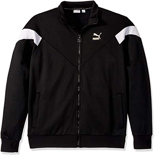 PUMA Men's Iconic MCS Track Jacket, Black, L