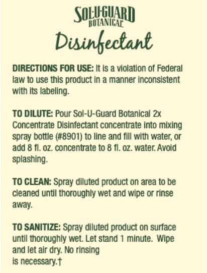 Melaleuca Sol-U-Guard Botanical 2x Disinfectant