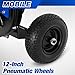 BILT HARD Wood Chipper with Tow Hitch - 7.5 HP 224cc Gas Powered Shredder Towable, 3 in 1 Multi-Function Heavy Duty, 3