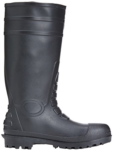 Portwest Total-Sicherheitsgummistiefel S5, Größe: 42, Farbe: Schwarz, FW95BKR42