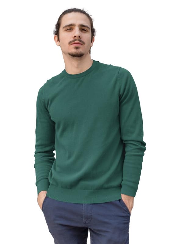 eshami Men Stylish Long Sleeve Sweatshirt Soft Fabric Modern Fit Relaxed Casual Pullover Plain@3_Parent-picture-30