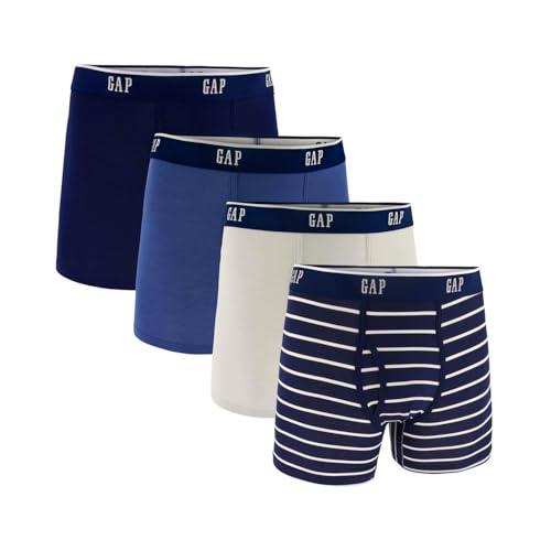 GAP Men's Briefs and Boxer Briefs - Soft Modal Mens Boxers for Everyday Comfort - Blue Medium