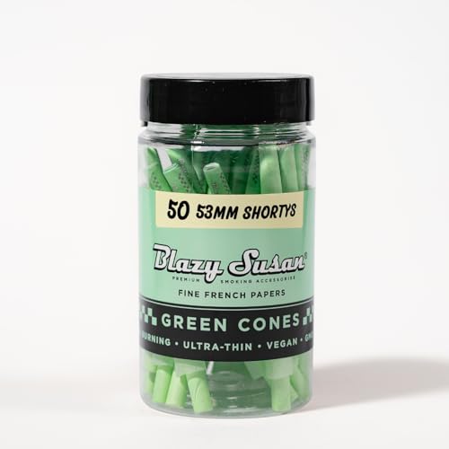 Blazy Susan Green Tubes - 50 Count (53mm, 2.09in) |