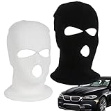 Headrest Covers – 2Pcs Fun Headrest Hat | Automotive Seat Face Mask | Seat Rest Cover Suitable For Car Interior Decoration, Vehicle Seats Protection, Travel Accessories, And Daily Driving Comfort