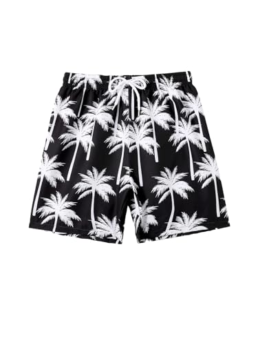 SOLY HUX Boy's Swim Trunks Beach Board Shorts with Mesh Lining Teen Boys Quick Dry Swim Shorts