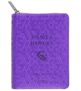 Imitation Leather Biblia Nvi, Tamaño Bolsillo, Piel Especial Con Cierre, Panal Violeta: Zipper - Panal Violeta [Spanish] Book