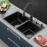 Fregadero negro de acero inoxidable 9 Imagen adicional