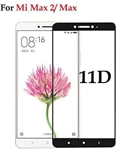 Image of NISHTECH for Redmi Mi Max, Mi Max 2 Tempered Glass HD with Edge to Edge Coverage and easy Installation kit