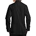 On The Line Womens Long Sleeve Chef Coat/Double Breasted/Plastic Button Reversible Front Closure (Small, Black)
