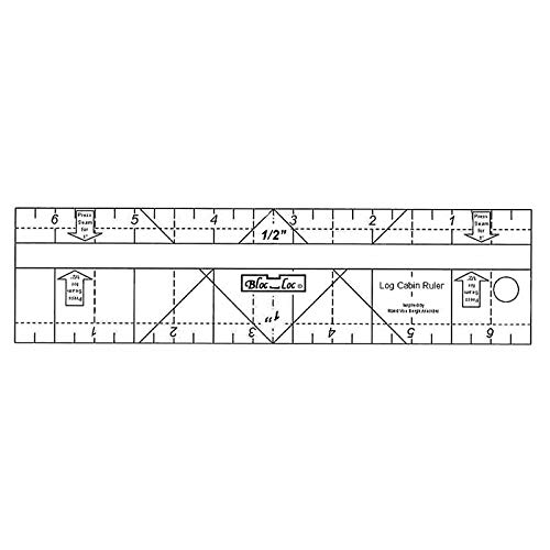 Log Cabin Ruler 3/4 & 1 1/2 - Bloc Loc