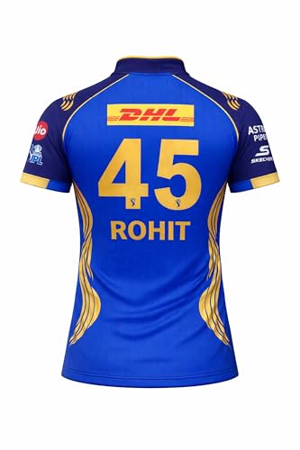 Image of New Mumbai Jersey 2026 Rohit Sharma 45 for Boys,Men,Kids