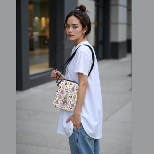 Long-Haired Princess Inspire Crossbody Bag Magical Sun Quote Messenger Bag Fairy Tale Gift Princess Fans Gift3