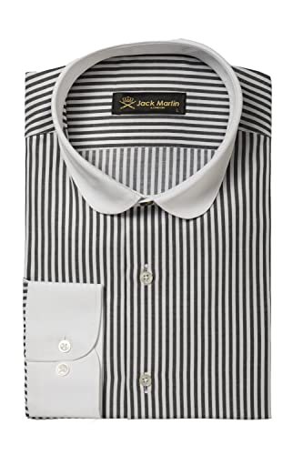 Chemise à Rayures avec col Club Jack Martin Coupe Slim pour Homme
