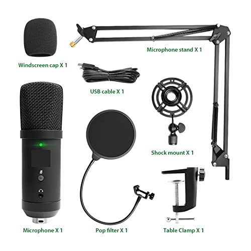 Microphone USB pour sessions gaming et streaming vidéo sur PC à la maison